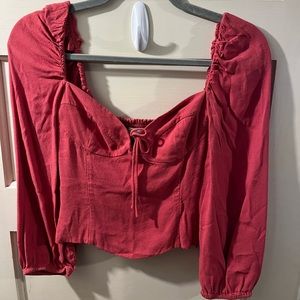 Aritzia Pink Long sleeve top
